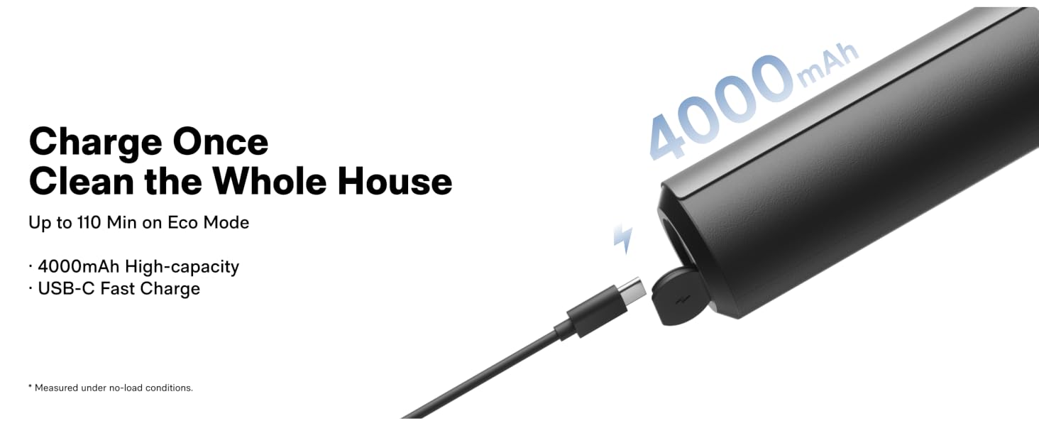 Charge Once Clean the Whole House