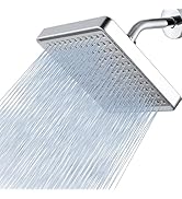 Voolan High Pressure Rain Shower Head - Luxury Modern Look - The Perfect Adjustable Replacement F...