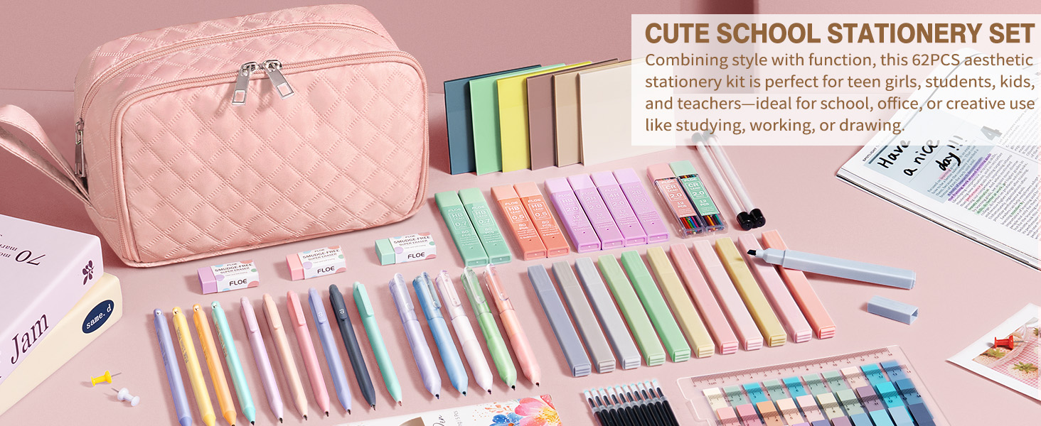 cute stationary set for teens