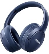 RUNOLIM Hybrid Active Noise Cancelling Headphones, 100H Playtime, Built-in Microphone, Bluetooth ...