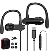 USB C Earbuds Wired Over Ear Headphones for iPhone 17 16 Pro Max Samsung S25 S24 Ultra A17 A16,Ty...