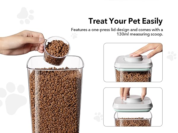 airtight dog food container