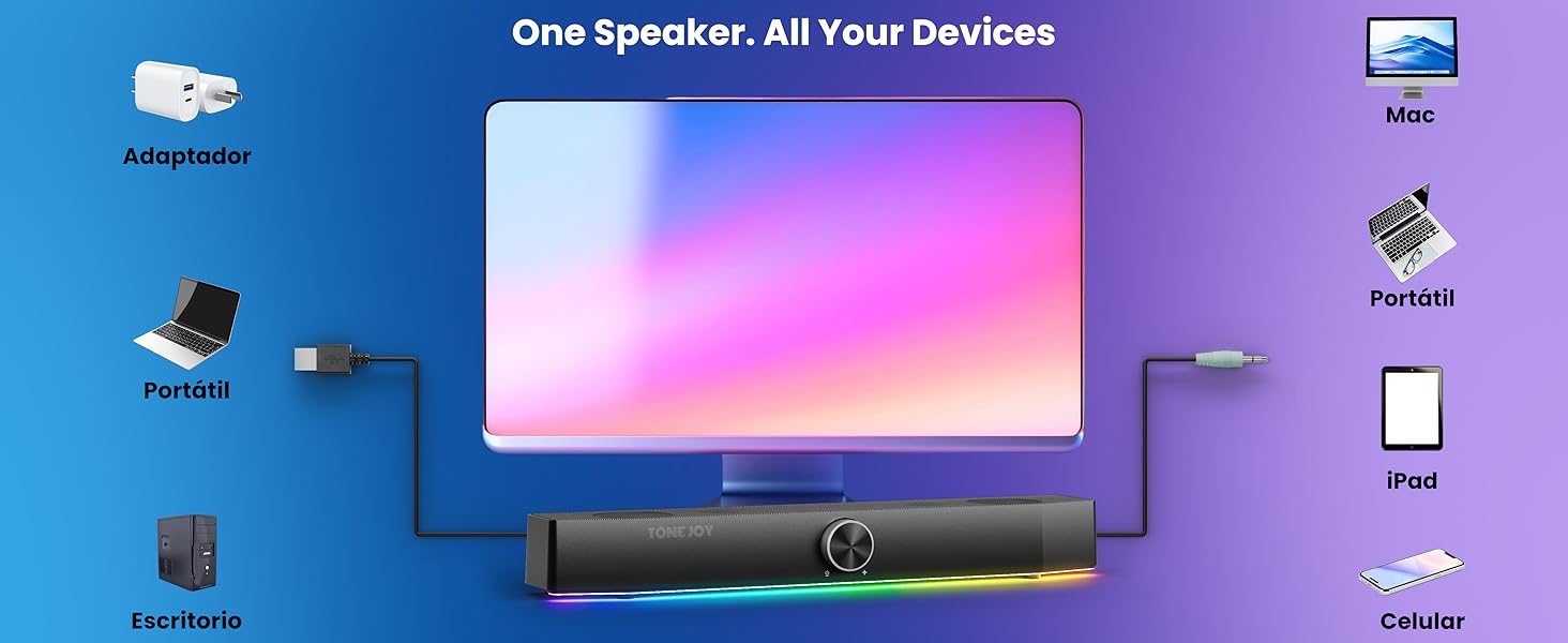 Speaker with RGB