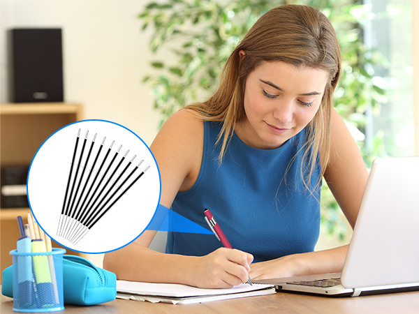 Retractable Ballpoint Pen Refills