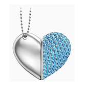 RAOYI 64GB Heart Shape USB 2.0 Flash Drive Crystal Memory Stick