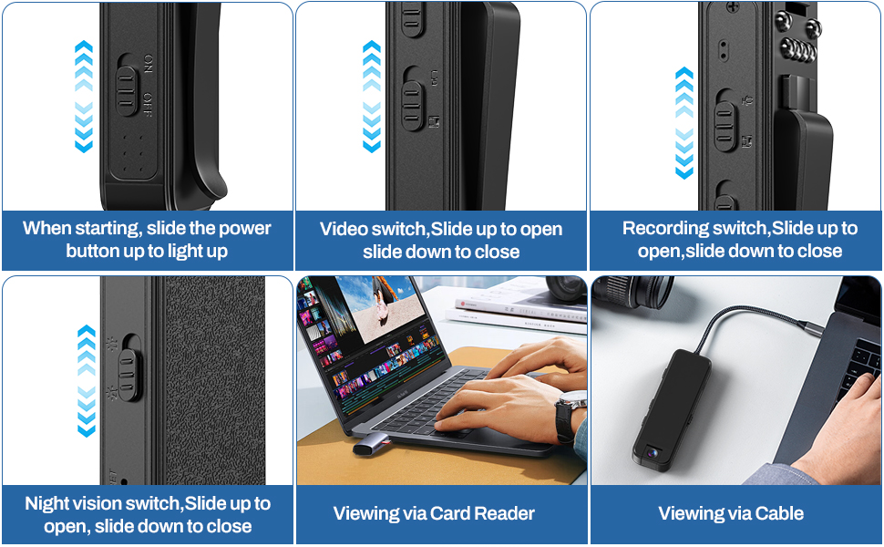 mini body camera 128G