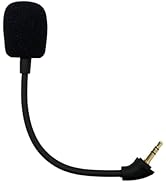 SPTSSWET Replacement Game Mic for HyperX Cloud Mix Headphones Detachable Microphone Boom Noise Ca...