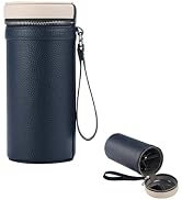 HUYUTAWE Sunglasses Travel Case 3 slots - Eyeglasses Holder Box Recycled PU Leather Glasses Stora...