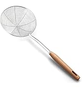 Spider Strainer, Skimmer Spoons, 6.3 Inch Spider Strainer Skimmer Ladle for Cooking and Frying, C...