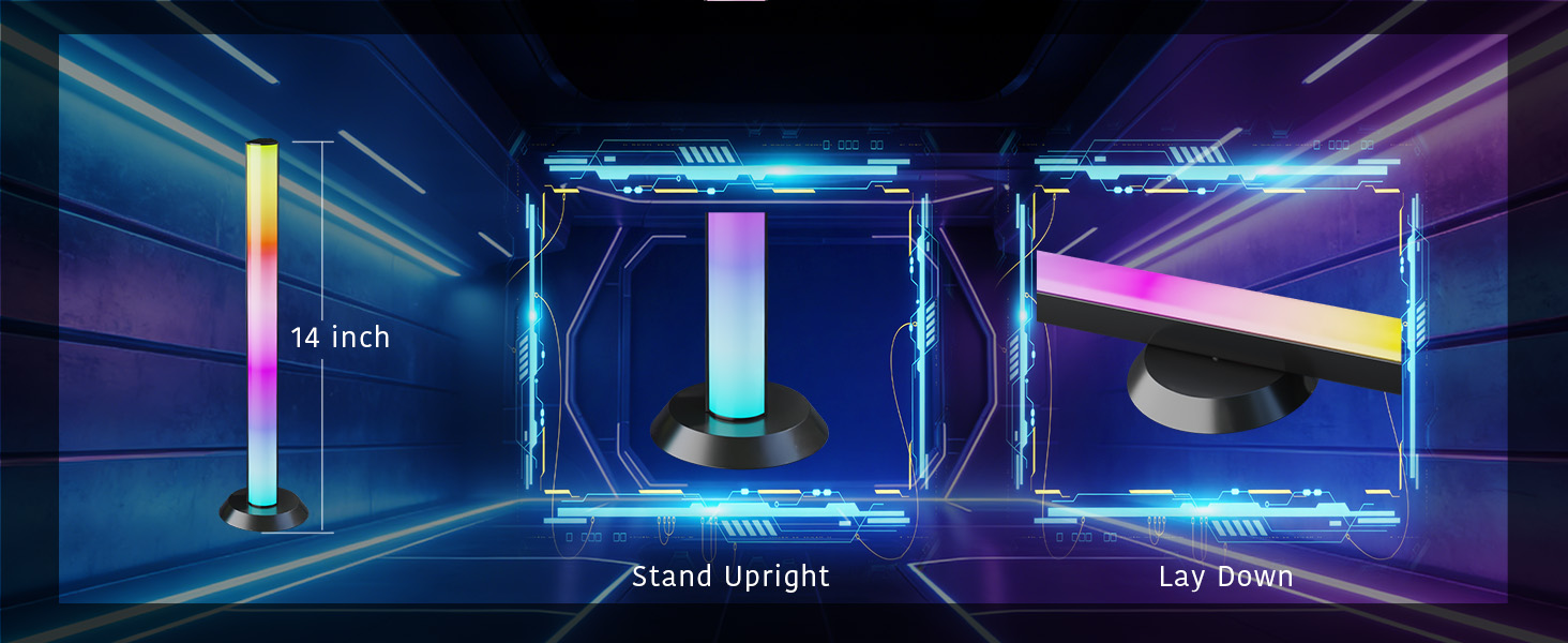 led light bar for bedroom