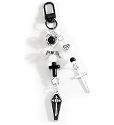 SHTALHST Cross Keychain Womens Gothic Coffin Keychain Dark Elegance Jewelry for Women Alternative...