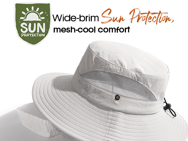 Wide Brim Sun Protection