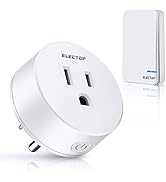 Remote Control Outlet, Electop Wireless Outlet Power Switch, No Wire Long Range Electrical Switch...
