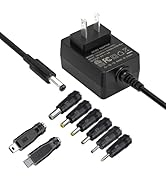 SoulBay 5V Power Supply AC100-240V to DC5V 3A Universal Power Adapter Charger Cord Replacement wi...