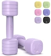 Adjustable Dumbbell Set of 2: Sportneer 4 in 1 Free Weights Dumbbells Set for Women, Hand Weights...