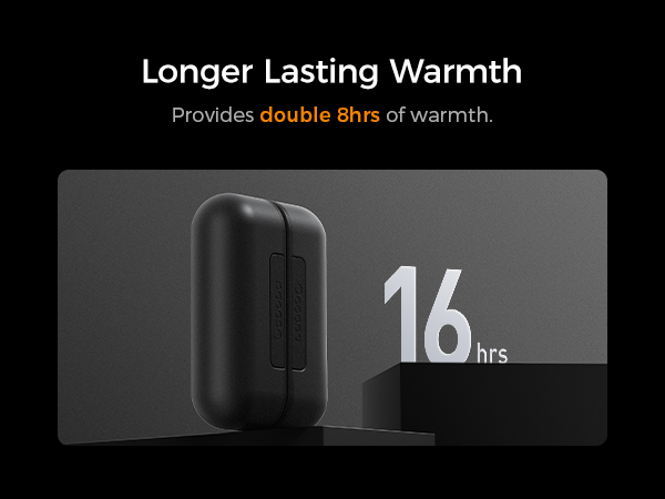 longer lasting warmth