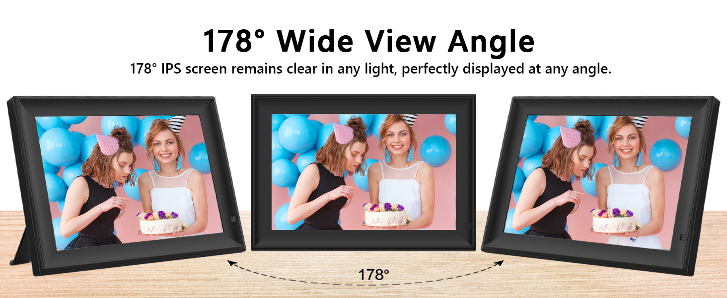 32GB FRAMEO 10.1 Inch WiFi Digital Photo Frame