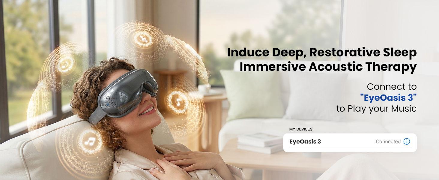 Eye Massager with Heat and Cooling migraine massager migraine relief products headache relief