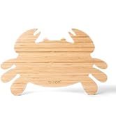 TJ POP Crab Shape Charcuterie Board, Small Cutting Board for Kitchen, Serving Board for Fruit &amp; V...