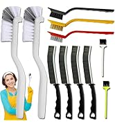 11Pcs Crevice Cleaning Brush,Gap Cleaning Brush with Long Handle,Small Gap Cleaning Brush for Bat...