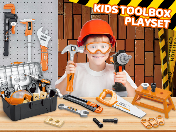 kids tool box set