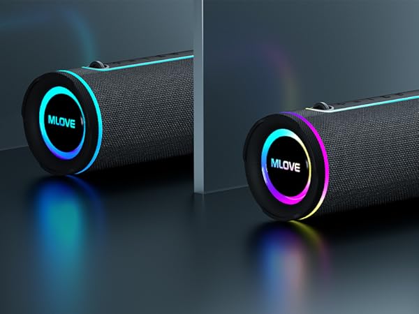 bluetooth speaker with lights