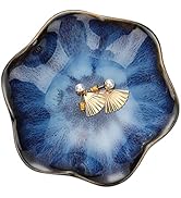 Ceramic jewelry dish,leaf jewelry tray key tray,jewelry holder,small ring dish holder Jewelry Pla...