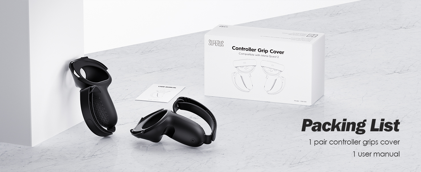 SUPERUS Controller Grips Cover for Quest 2