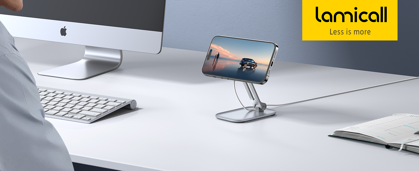Lamicall Phone Stand for Apple MagSafe Charger Holder 