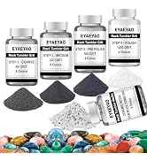 Rock Tumbler Grit and Ceramic Tumbling Media 2 Pounds, Polish Up to 13 lbs. of Rocks, Polish Refi...