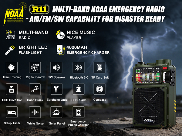 emgykit emergency crank radio