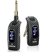 T9 5.8GHz Wireless Guitar System, Audio Wireless Transmitter Receiver for Guitar Bass Electric In...
