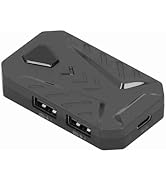 Heayzoki Gaming Keyboard Mouse Converter,USB 2.0 Mobile Gaming Keyboard Mouse Converter Adapter,B...