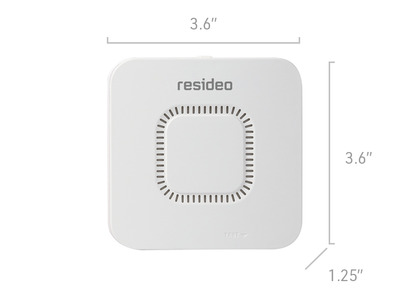 Dimensions of RWD42 Water Leak Alarm