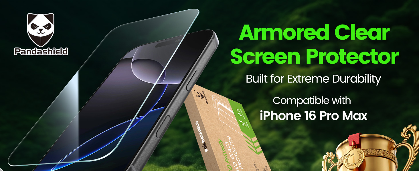 tempered glass screen protector iphone 16 pro max