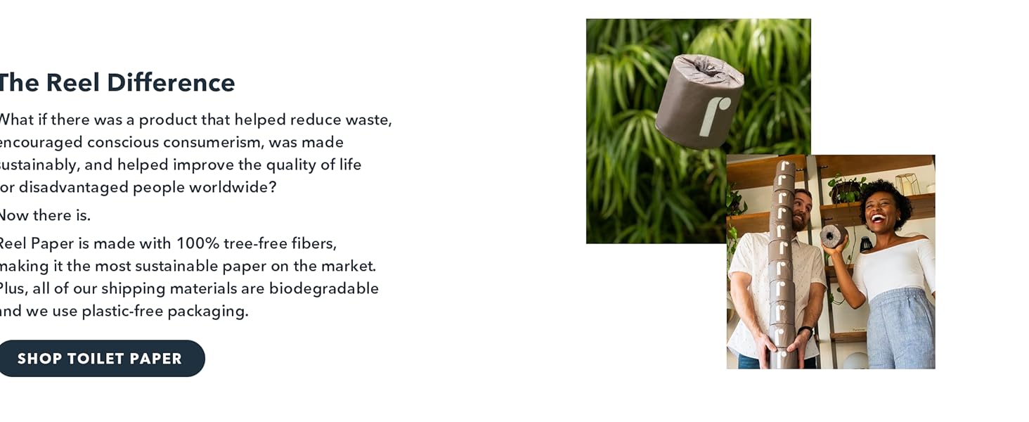 Reels Premium Bamboo Toilet Paper and Paper Towels Bundle