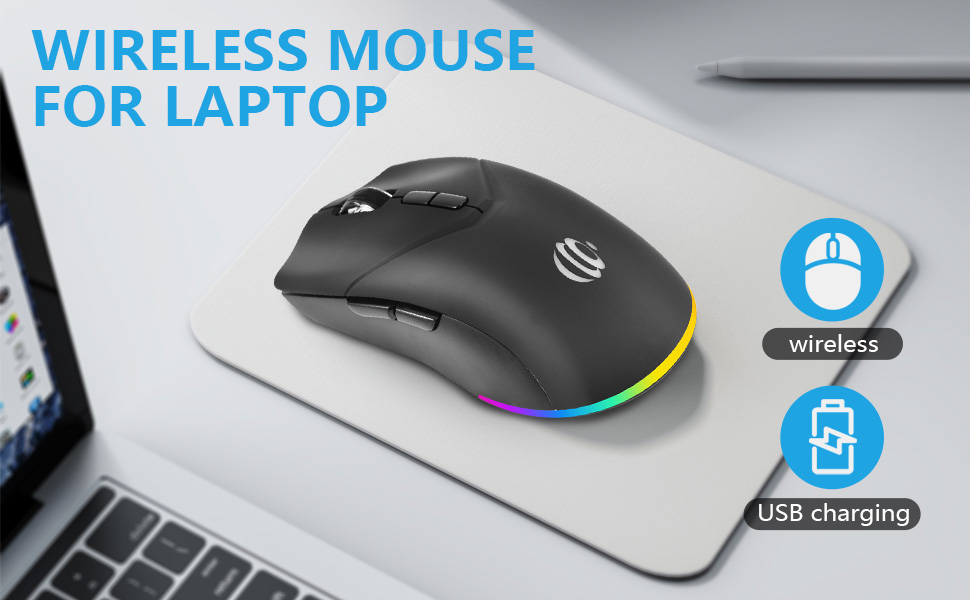 Dual-mode wireless Bluetooth office mouse