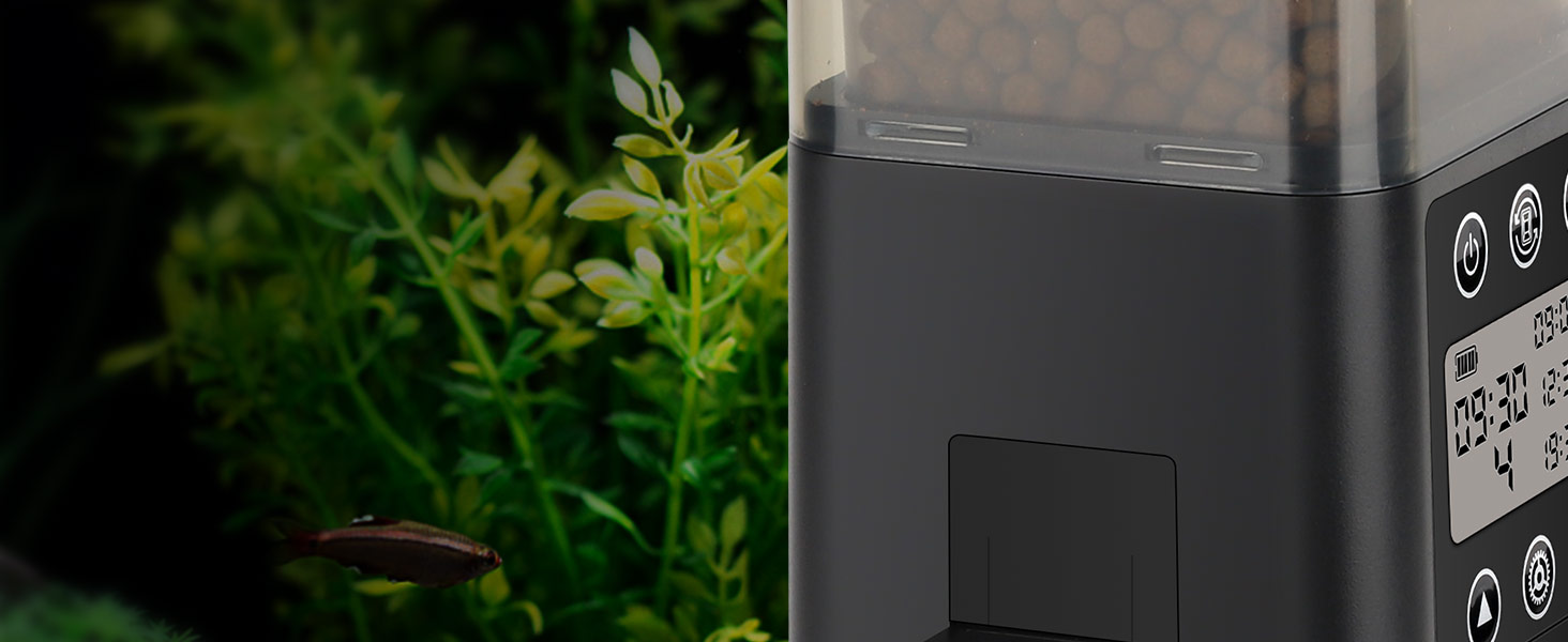 Large Capacity Vacation Timer Fish Feeder