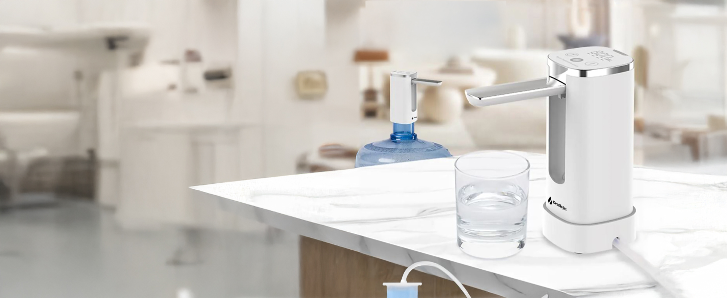 GentleJet AquaFlow Water Dispenser with Desk Stand Description Thumbnail