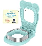 HOTEC Uncrustable Sandwich Maker, Crustless Sandwich Cutter and Sealer Food Grade Bread Cutter fo...