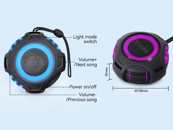 bluetooth shower speaker
