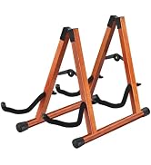 MOREYES Double Guitar Stand, Acoustic Guitar Stand for Multiple Guitars, Folding A-Frame Electric...