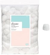 Diane 100% Pure Cotton Balls for Face, Makeup Removal, Nail Polish, Applying Lotion or Powder, Fi...