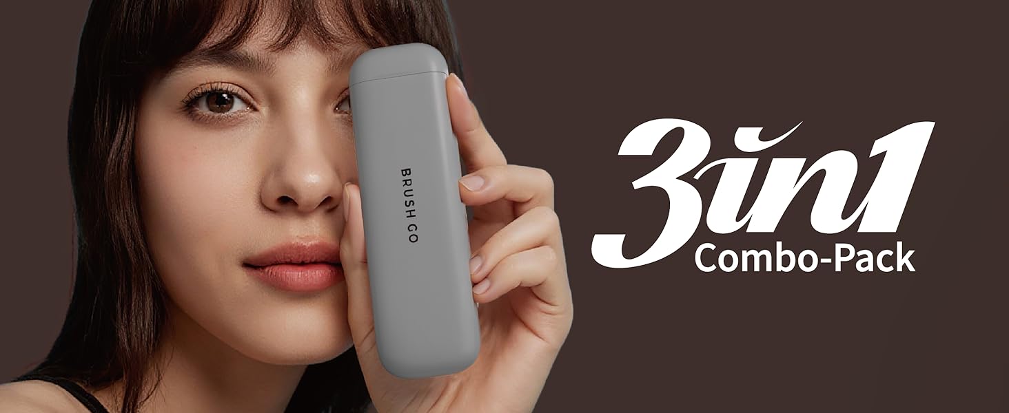 MIPOW BRUSH GO Slim i4 Slim Pro i4 Electric Toothbrush E-toothbrush Brush Head Sonic Vibrate Grey