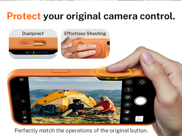 with camera control button