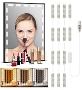 maylit Vanity Lights for Mirror, 10ft Hollywood Style Ultra Bright Mirror Lights, Adjustable Colo...