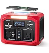 Eastvolt 350W (500W Surge) Portable Power Station, 299.5Wh Lithium-Ion Battery with 110V AC Outle...