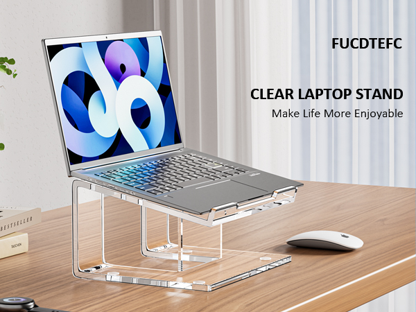 FUCDTEFC Acrylic Laptop Stand for Desk