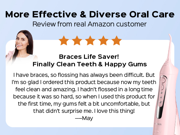 Selección de dientes dentales Flosser de agua Keep your teeth clean