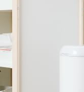 Diaper Genie Platinum Pail (Lilly White) is Made of Durable Stainless Steel and Includes 1 Easy R...